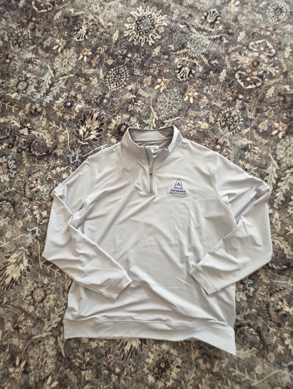 Peter Millar Quarter-Zip Performance Pullover with Logo